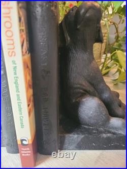Vtg Limited Edition Puppy Dog Bookends Big Sky Carvers by Bradford Williams'96