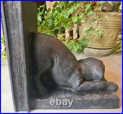 Vtg Limited Edition Puppy Dog Bookends Big Sky Carvers by Bradford Williams'96