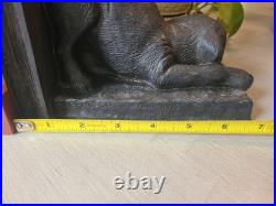 Vtg Limited Edition Puppy Dog Bookends Big Sky Carvers by Bradford Williams'96