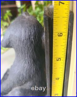 Vtg Limited Edition Puppy Dog Bookends Big Sky Carvers by Bradford Williams'96