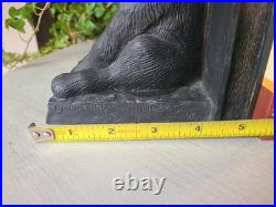 Vtg Limited Edition Puppy Dog Bookends Big Sky Carvers by Bradford Williams'96
