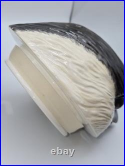 Vtg Rare Fat Chickadee Cookie Jar/Baby Chick's Salt/Pepper, Big Sky Carvers, VGC