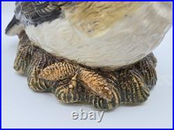 Vtg Rare Fat Chickadee Cookie Jar/Baby Chick's Salt/Pepper, Big Sky Carvers, VGC