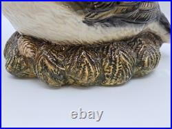 Vtg Rare Fat Chickadee Cookie Jar/Baby Chick's Salt/Pepper, Big Sky Carvers, VGC