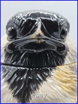 Vtg Rare Fat Chickadee Cookie Jar/Baby Chick's Salt/Pepper, Big Sky Carvers, VGC