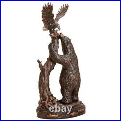 WHO'S FISH Bear & Eagle Sculpture by Jeff Flemming SALE