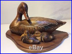 Wooden Carved Ducks Big Sky Carvers Masters Edition Woodcarving 179 Of 450