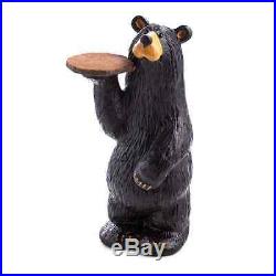 Waiter Bear Grand Sculpture By Big Sky Carvers 3005080089 NIB