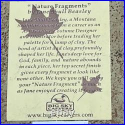 Welcome Plaque Sign Big Sky Carvers Jane Shull Beasley Chickadee Cabin Rustic