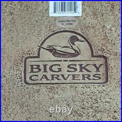 Welcome Plaque Sign Big Sky Carvers Jane Shull Beasley Chickadee Cabin Rustic