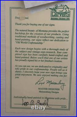 Welcome to Our Home Wood Moose Sign 17 Meissenburg Designs Big Sky Carvers