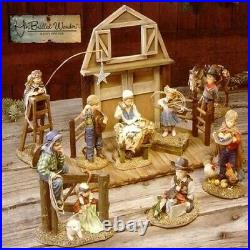 Western Christmas Unbridled Wonder Nativity Set By Kathy Andrews Fincher