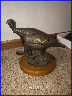 Whitetails Unlimited Turkey Sculpture By Brad Williams Double Take