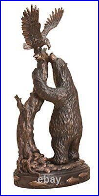 Who's Fish Bear & Eagle Sculpture from The Jeff Fleming Sculpture Collection
