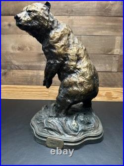 Whose Creel Grizzly Bear Statue Dick Idol Collection Big Sky Carvers 2001