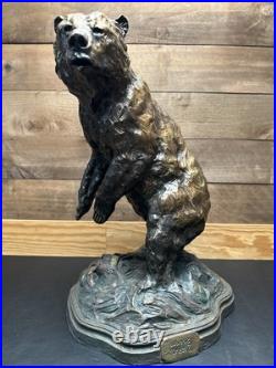 Whose Creel Grizzly Bear Statue Dick Idol Collection Big Sky Carvers 2001