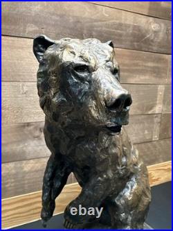 Whose Creel Grizzly Bear Statue Dick Idol Collection Big Sky Carvers 2001