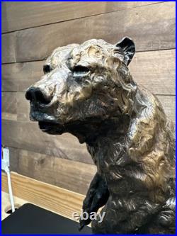 Whose Creel Grizzly Bear Statue Dick Idol Collection Big Sky Carvers 2001