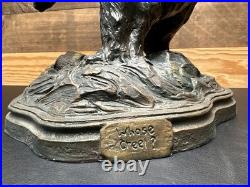 Whose Creel Grizzly Bear Statue Dick Idol Collection Big Sky Carvers 2001