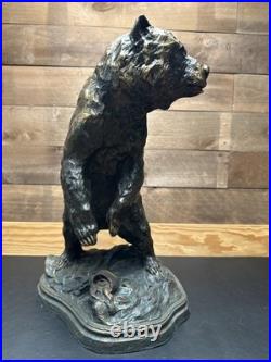 Whose Creel Grizzly Bear Statue Dick Idol Collection Big Sky Carvers 2001