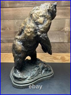 Whose Creel Grizzly Bear Statue Dick Idol Collection Big Sky Carvers 2001