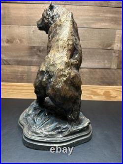 Whose Creel Grizzly Bear Statue Dick Idol Collection Big Sky Carvers 2001
