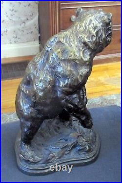 Whose Creel Grizzly Bear Statue Dick Idol Collection Big Sky Carvers 2001