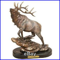 Wildlife Wonders Herd Bull Elk Sculpture BIG SALE FREE Shipping