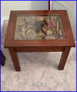 William Herrick Trout Stream Coffee Table and two end tables Big Sky Carvers