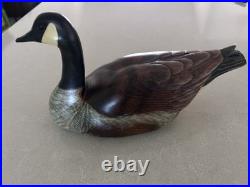 Wood Carved Decoy Goose by Sonya Hatfield Big Sky Carvers Montana