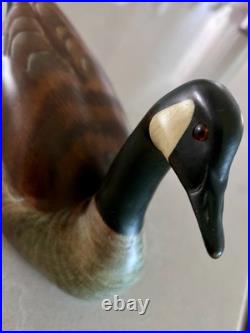 Wood Carved Decoy Goose by Sonya Hatfield Big Sky Carvers Montana