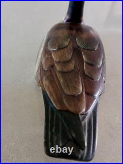 Wood Carved Decoy Goose by Sonya Hatfield Big Sky Carvers Montana
