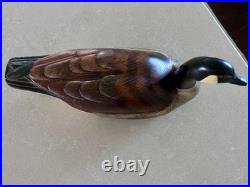 Wood Carved Decoy Goose by Sonya Hatfield Big Sky Carvers Montana