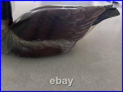 Wood Carved Decoy Goose by Sonya Hatfield Big Sky Carvers Montana