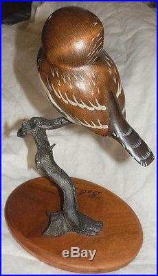 Wood carved Owl by Bob Gage Big Sky Carvers, Bozeman, Montana 212/1250