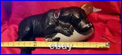 XL Big Sky Carvers Bradford Williams After Practice Dog & Duck Decoy Figurine